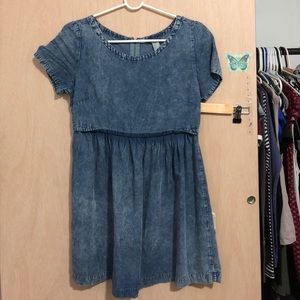 Cute denim wash dress